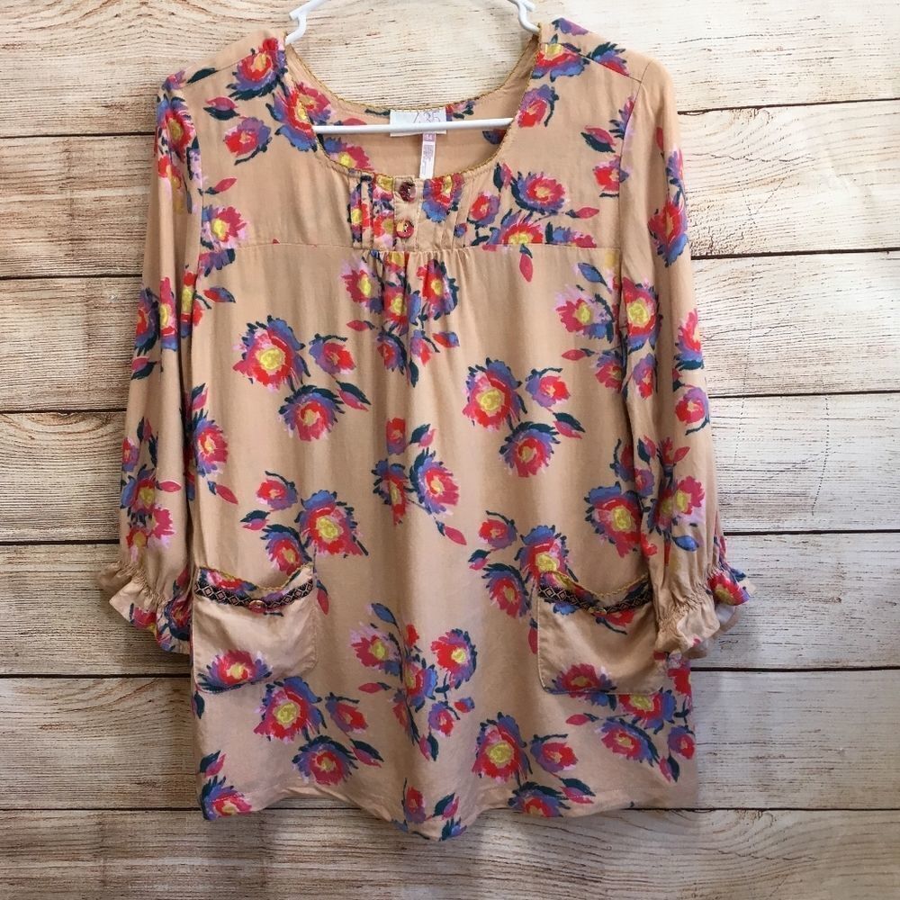435 JOANNA GAINES BY MATILDA JANE PEASANT TOP‎